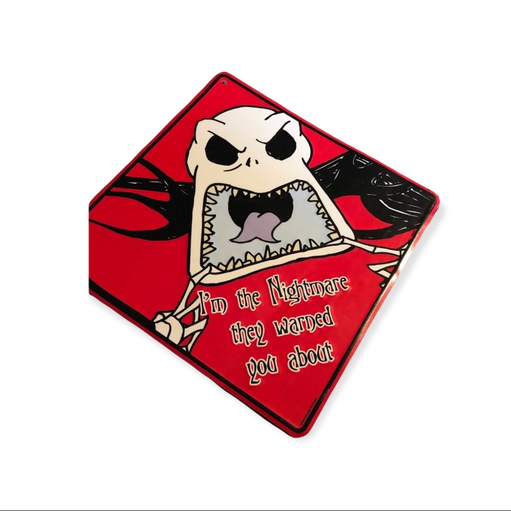 Jack Skellington ‘I am the Nightmare’ Metal Sign
